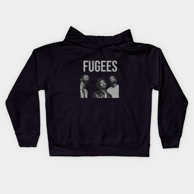 Fugees // illustrations Kids Hoodie by Degiab